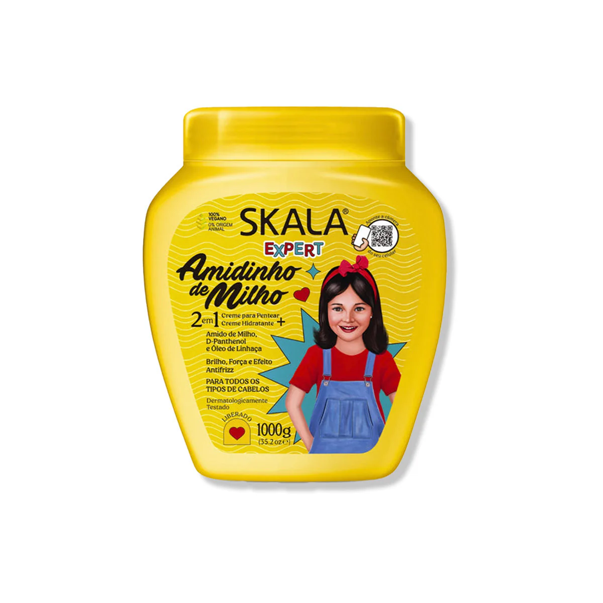 Skala Crema de Tratamiento Capilar Kids – Amidinho de Milho 1000g - Imagen 2