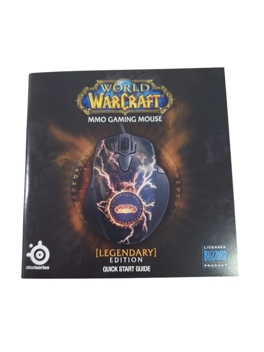 Wow MMO Gaming Mouse Legendary Edition Ratón Negro Segunda Mano - Imagen 3